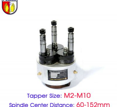Adjustable 3 Spindle Tapper Heads PRMS-360