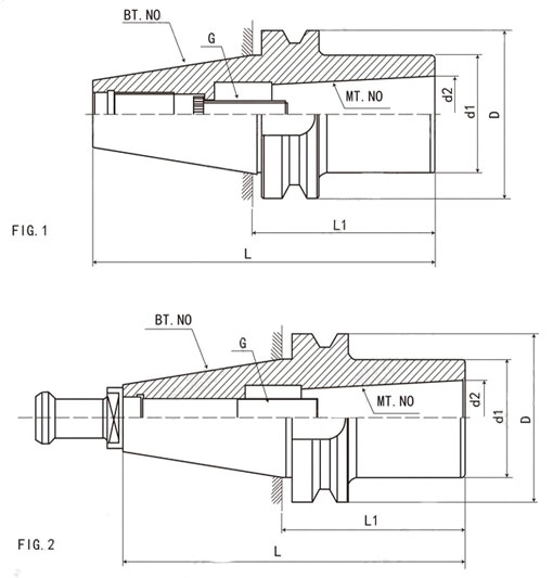 BT30-MTB Morse Taper Holder